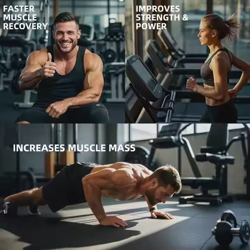 OEM Strawberry Flavor 5g Sugar-Free Creatine Monohydrate Gummies