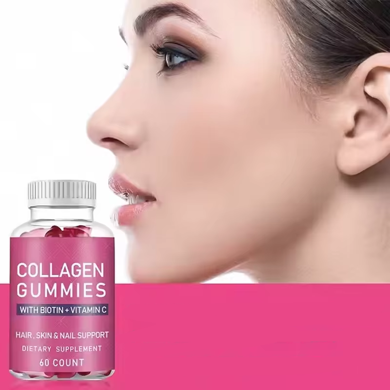 OEM Hydrolyzed Collagen with Biotin and Vitamin C Collagen Gummies