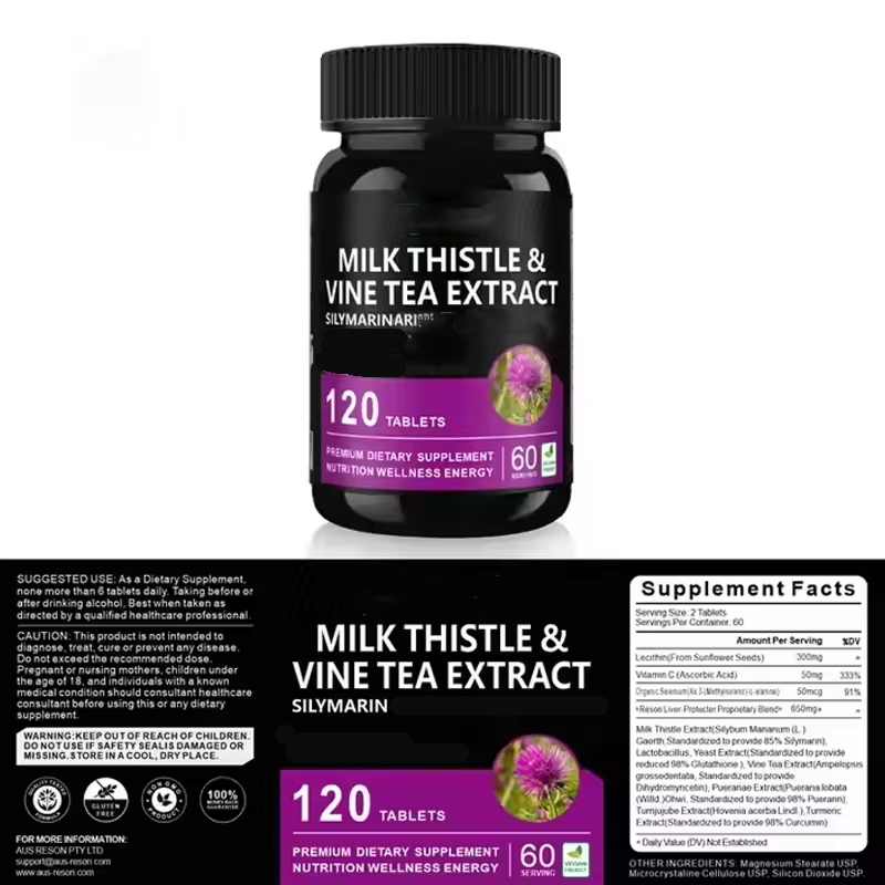 OEM Milk Thistle Plant Extract 500mg Dietary Supplement