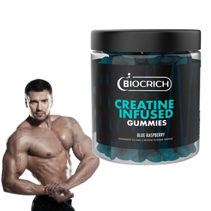 Besica BIOCCHN Private Label Sports Supplement Sugar-Free Creatine Gummies Candy Creatine Monohydrate Creatine Gummies