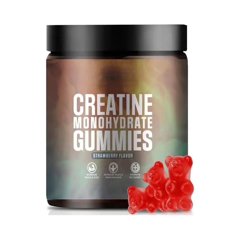 Besica BIOCCHN Custom Sports Pre-Workout Muscle Growth Creatine Monohydrate Gummies Energy Boost Creatine Gummy Supplement