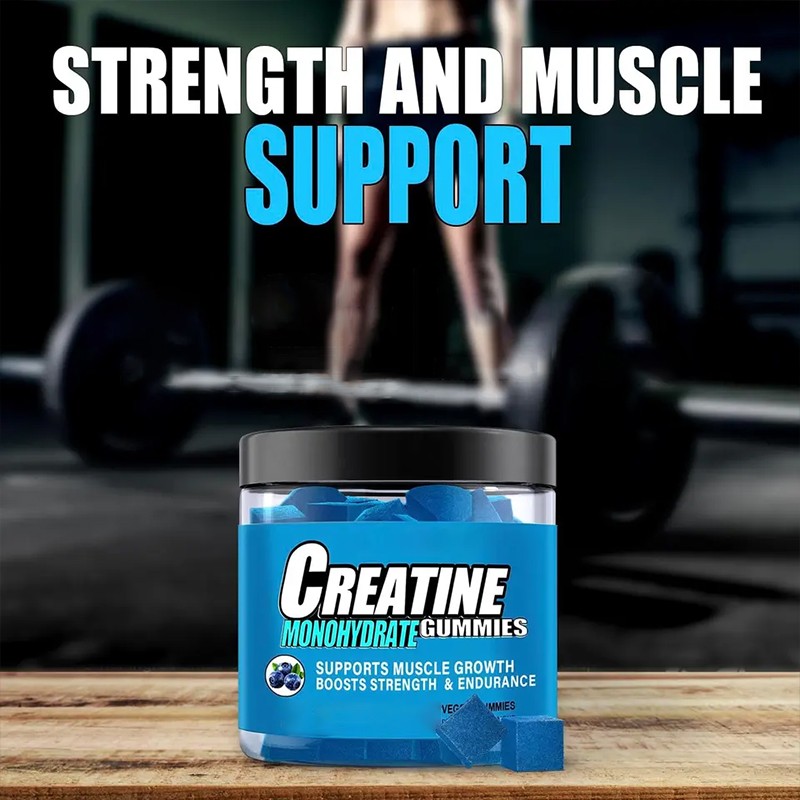 Besica Private Label Pre-Workout Supplement Creatine Monohydrate Gummies Energy Gummies Creatine Gummies Muscle Growth Pills