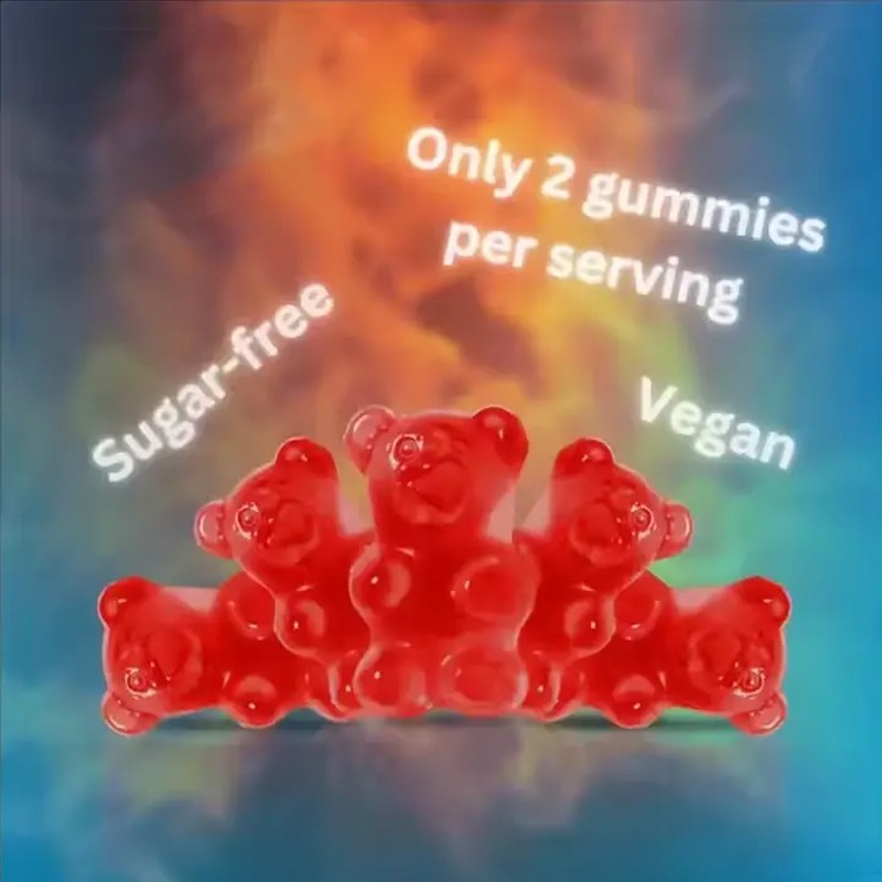 Besica BIOCCHN Custom Sports Pre-Workout Muscle Growth Creatine Monohydrate Gummies Energy Boost Creatine Gummy Supplement