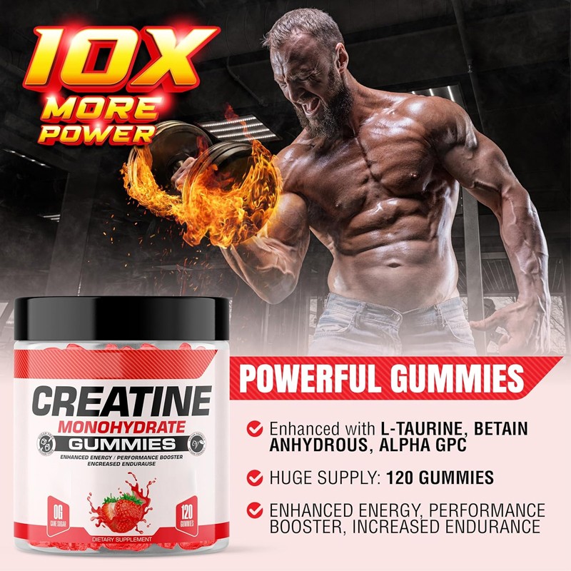 Besica BIOCCHN OEM Private Label Creatine Gummies Muscle Builder Gummy Supplement