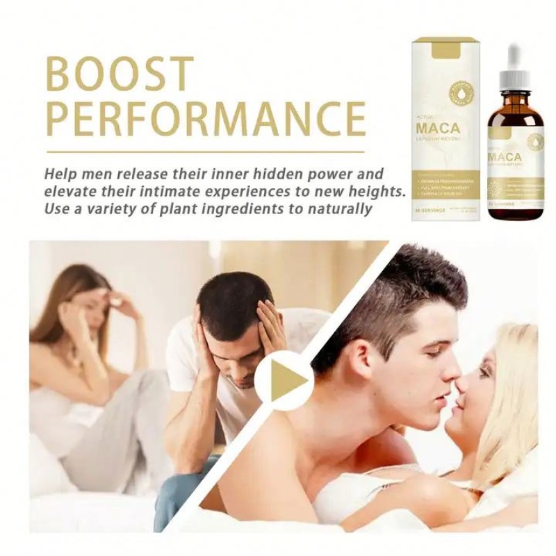 Besica OEM Private Label Organic Herbal Supplement Maca Root Liquid Drops Maximum Strength Energy Boost Drops Maca Root Drops