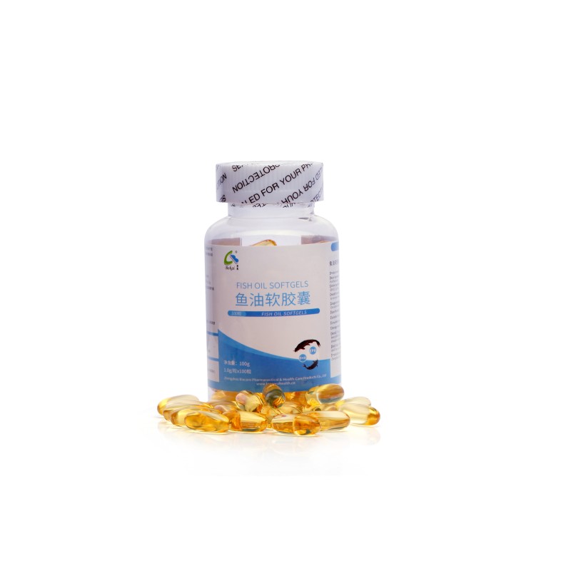 EPA DHA 1000mg/500mg Omega 3 Fish Oil Halal Softgel Capsules