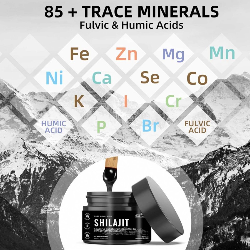 Besica OEM Organic Shilajit Paste Shilajit Extract Supplement Multiple Minerals Fulvic Acid Shilajit Resin Pure Himalayan