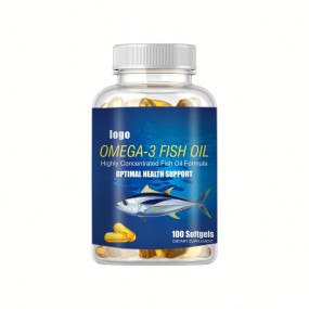 Besica Halal GMP Ultra Strength Omega 3 Fish Oil Supplement - 1000mg per Serving - Support Heart and Brain Health