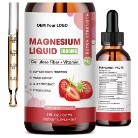 Besica Calm Supplement Stress Relief Magnesium Glycinate Liquid Drops with Vitamins Promote Sleep and Neuro Gut Function