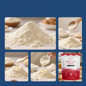 Besica OEM Whey Protein Shake and Smoothie Mix Support Muscle Gain and Recovery - 150g Male Female Protein Powder