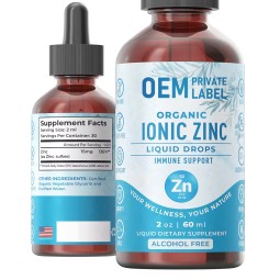 Besica OEM Ionic Zinc Liquid Drops Organic Ionic Zinc Drops Supplement Immune Booster Pure Zinc Drops