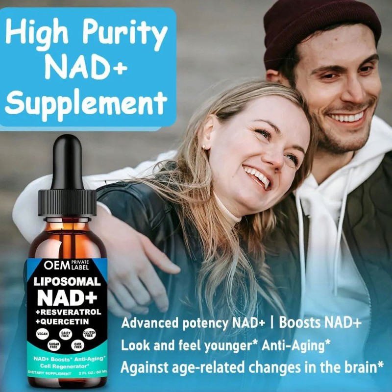 OEM Liposomal NAD Supplement - NAD+ Liquid Drops Resveratrol