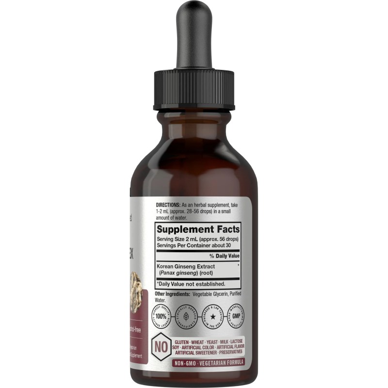 Besica OEM Private Label Herbal Supplement Energy Ginseng Capsules Korean Red Ginseng Root Extract Ginseng Water Drops