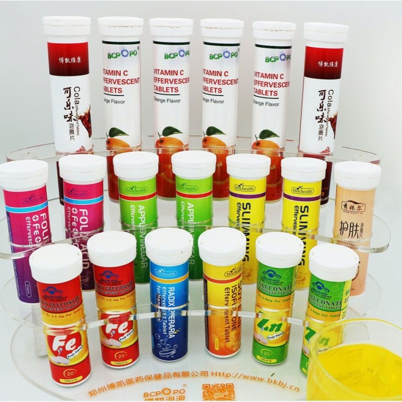 Effervescent Tablets Vitamin C 1000mg OEM Contract Manufacturing Supplement