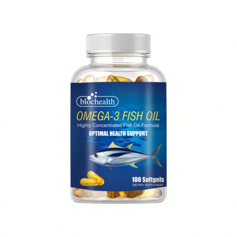 Besica OEM/ODM Premium DHA EPA Omega 3 Softgel Capsules Support Brain Health Fish Oil DHA Algae Oil Deep Sea Fish Oil Capsules