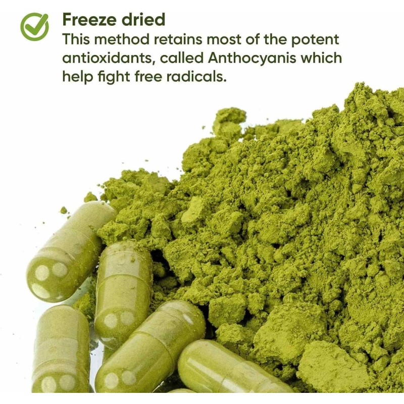 Besica OEM Private Label Organic Matcha Capsules - Natural Energy Boost - 100% Natural Antioxidant - Calm and Relaxation