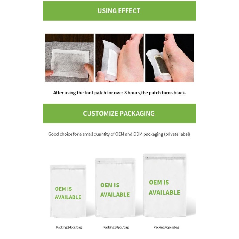 Best Seller Kinotakara Detox Foot Patches Made by Chinese Manufacturer Healthcare Supplies