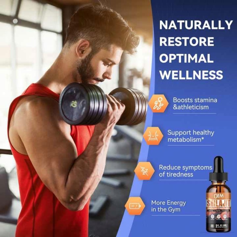 Besica OEM Factory Naturally Purified Shilajit Drops Fulvic Acid Shilajit Extract Resin Pure Himalayan Shilajit Liquid