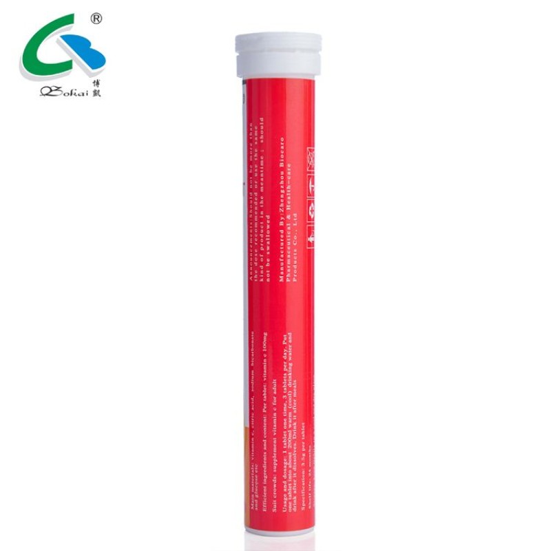 Orange Flavor Vitamin C Effervescent Tablets 1000mg OEM Private Label