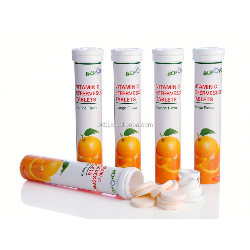 Food Grade Vitamin C 100mg - 1000mg Effervescent Product