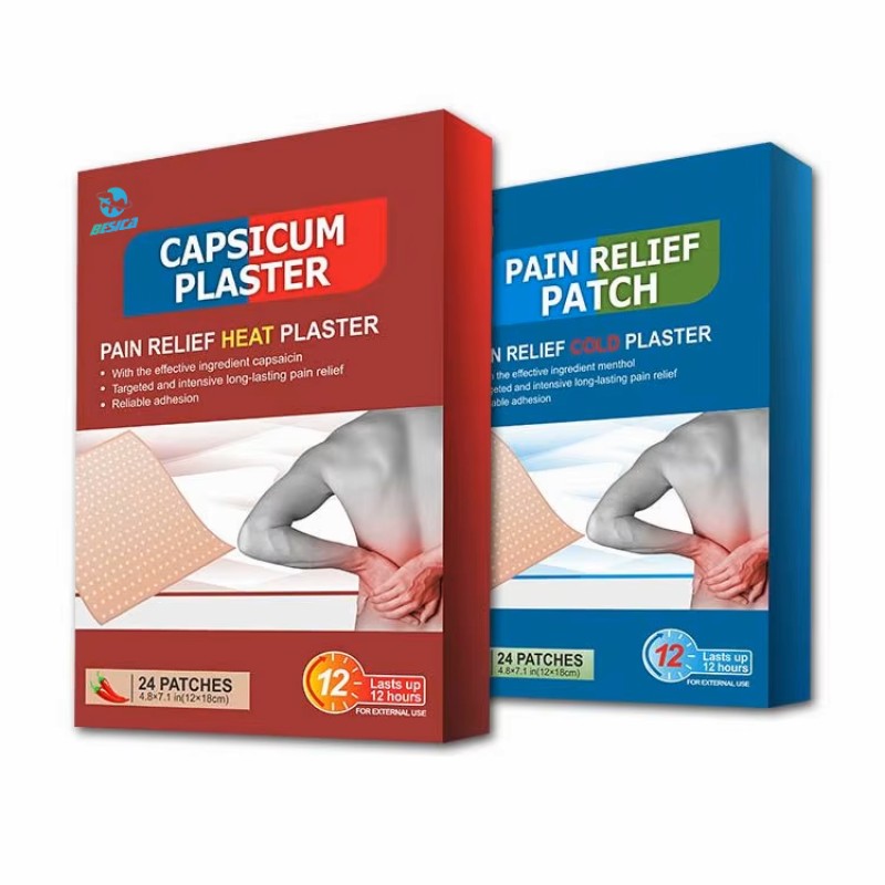 Manufactured Red Chili Pepper Perforated Medical Supply Patches Chili Pain Relief Patches