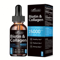 Besica OEM Private Label Collagen Biotin Liquid Hair Growth Supplement Drops Support Hair Health Strong Nails and Glowing Skin