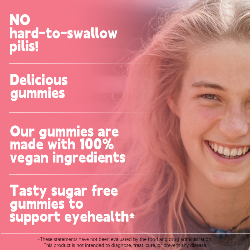 Vitamin & Mineral Gummy Supplement for Adults with Lutein & Zeaxanthin