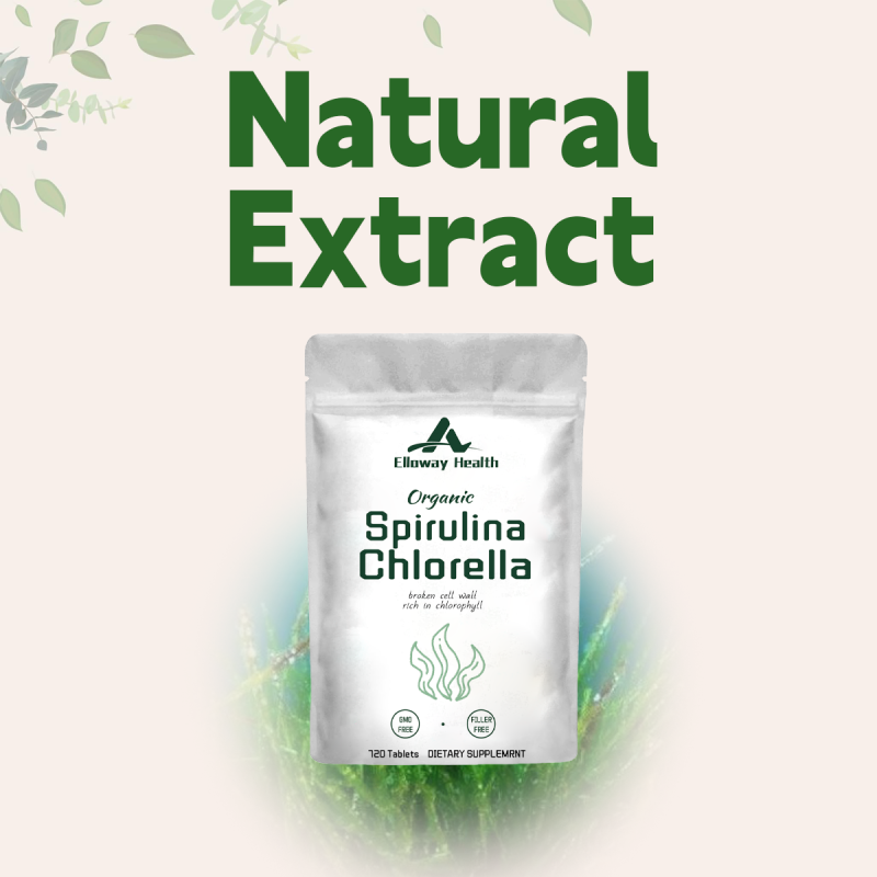 Organic Spirulina & Chlorella Tablets - Algae Superfood Blend | Clean Energy & Natural Detox