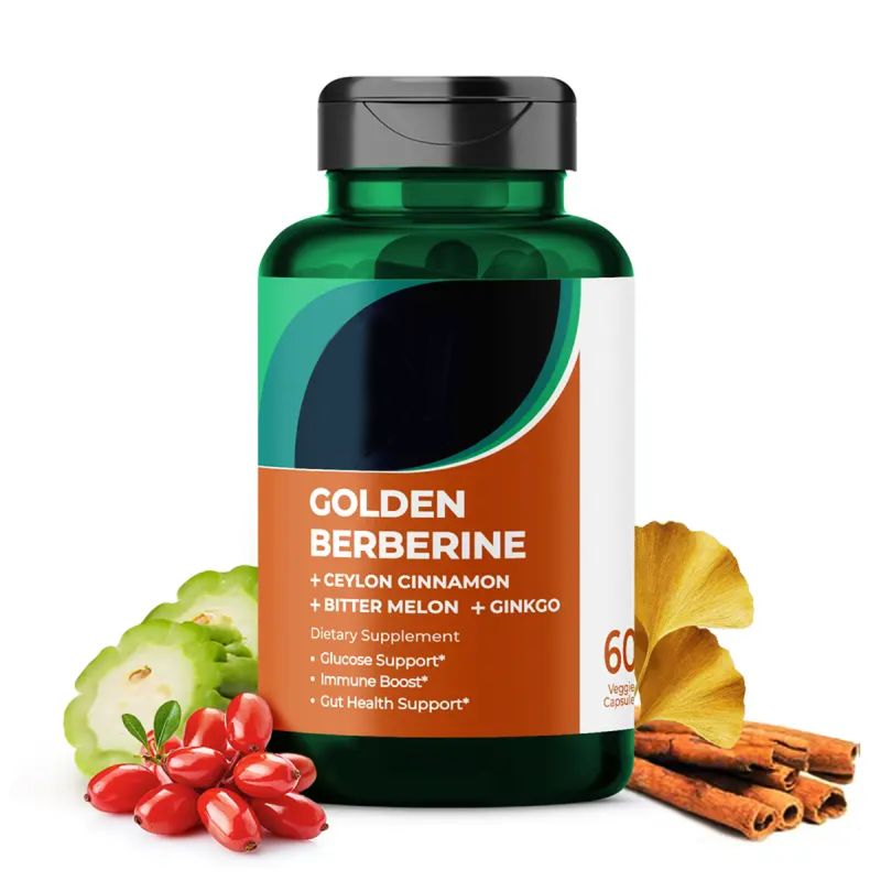 OEM/ODM Berberine HCL & Ceylon Cinnamon Capsules for Metabolic Balance Bulk Wholesale & Custom Formulation