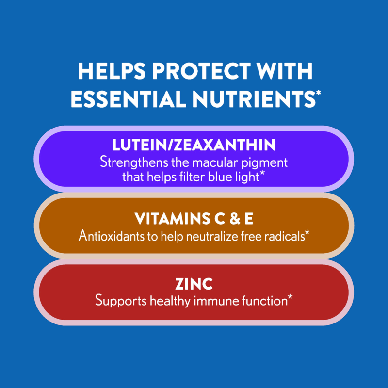 Convenient Blueberry Flavor Lutein Eye Gummies Vitamin Boost Candy Supplement Suitable for All Ages