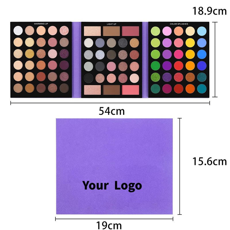 Eyeshadow Palette Manufacturer - Wholesale 86 Color With 15 Brushes