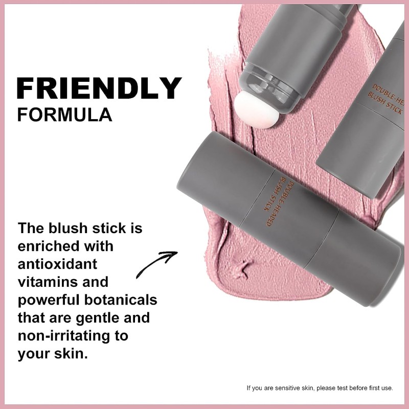 Cream Blush Stick Manufacturer - Double Ended 3 in 1 Long Lasting