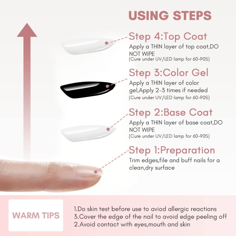 Nail Top Coat Factory - Clear Gloss UV Primer Stain Resistant