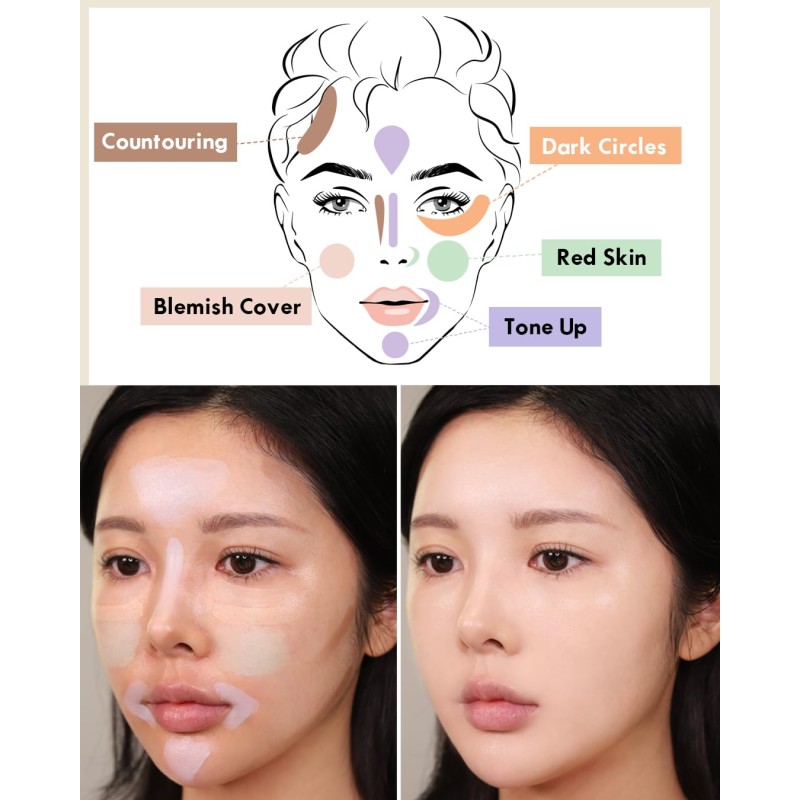 Concealer Palette Factory - Wholesale Professional Color Correcting 6 Color