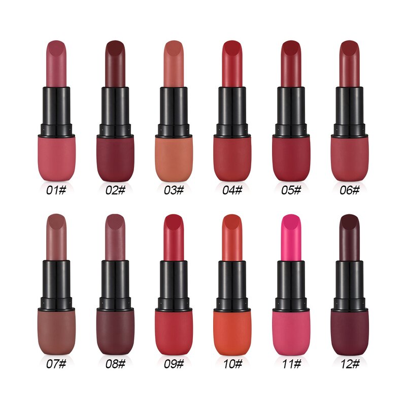 Matte Lipstick Manufacturer - New Waterproof Halal Organic 12 Color
