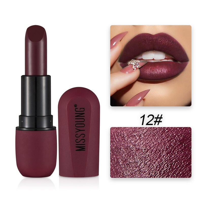 Matte Lipstick Manufacturer - New Waterproof Halal Organic 12 Color