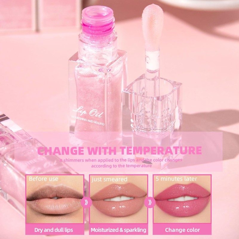 Color Changing Lip Oil Factory - OEM Custom Warm Glaze Vegan