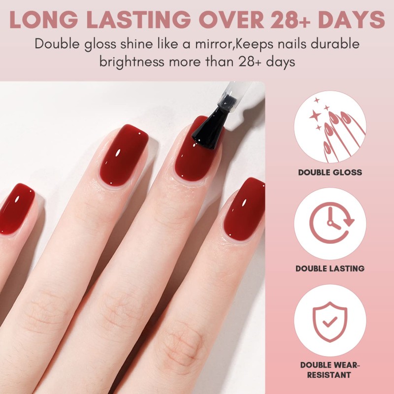 Nail Top Coat Factory - Clear Gloss UV Primer Stain Resistant