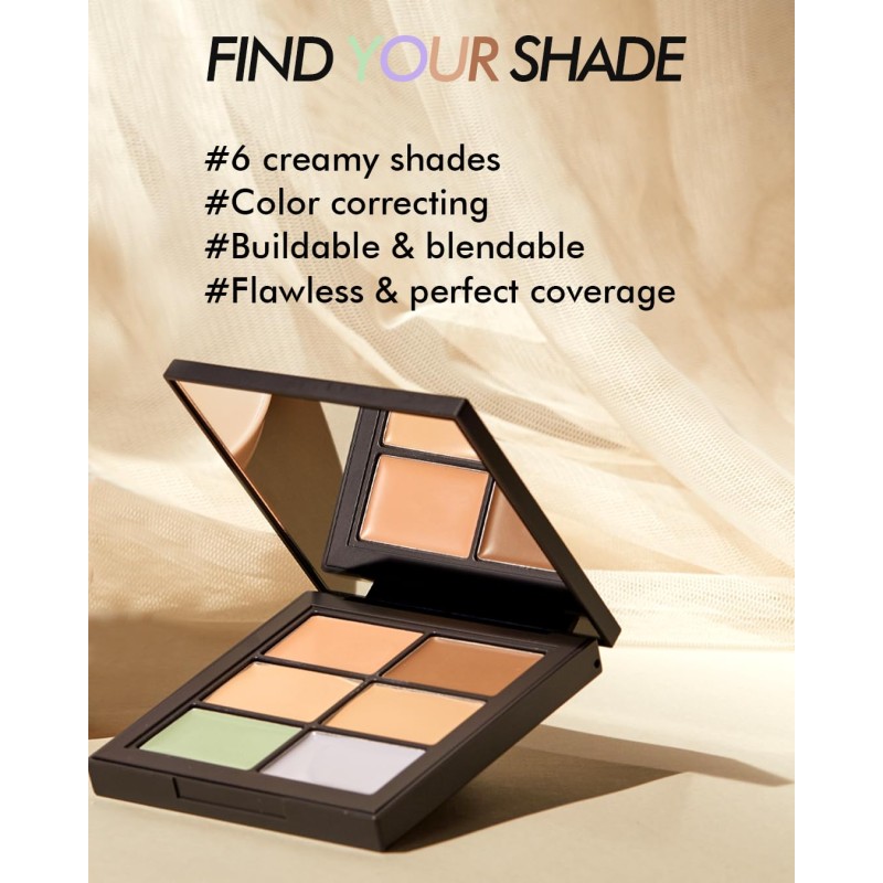 Concealer Palette Factory - Wholesale Professional Color Correcting 6 Color