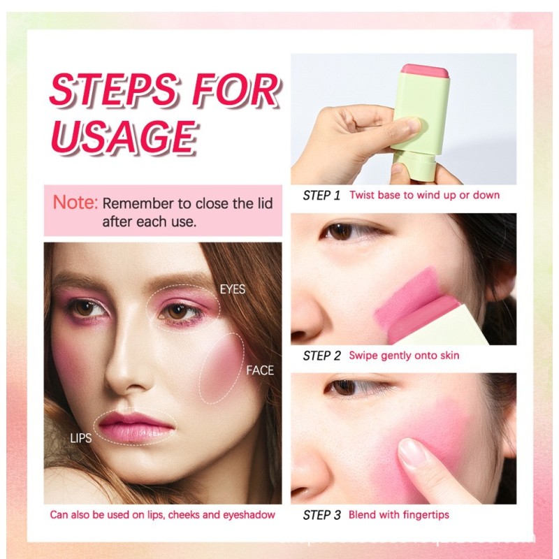 Multi-Use Blush Stick Supplier - Wholesale Private Label Cheek Lips Eyes