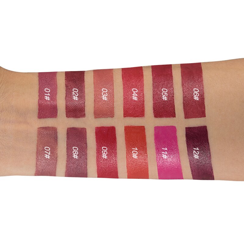 Matte Lipstick Manufacturer - New Waterproof Halal Organic 12 Color
