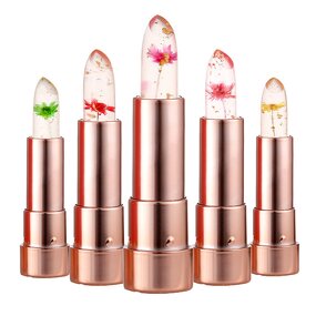 Color Changing Lipstick Manufacturer - OEM Custom Flower Jelly Lip Balm