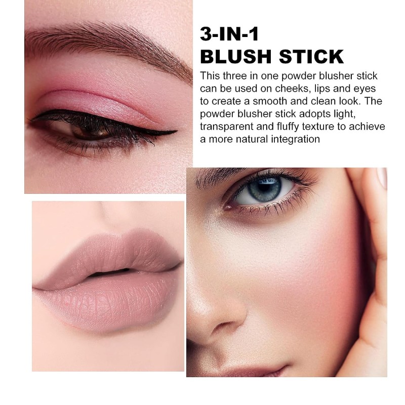 Cream Blush Stick Manufacturer - Double Ended 3 in 1 Long Lasting