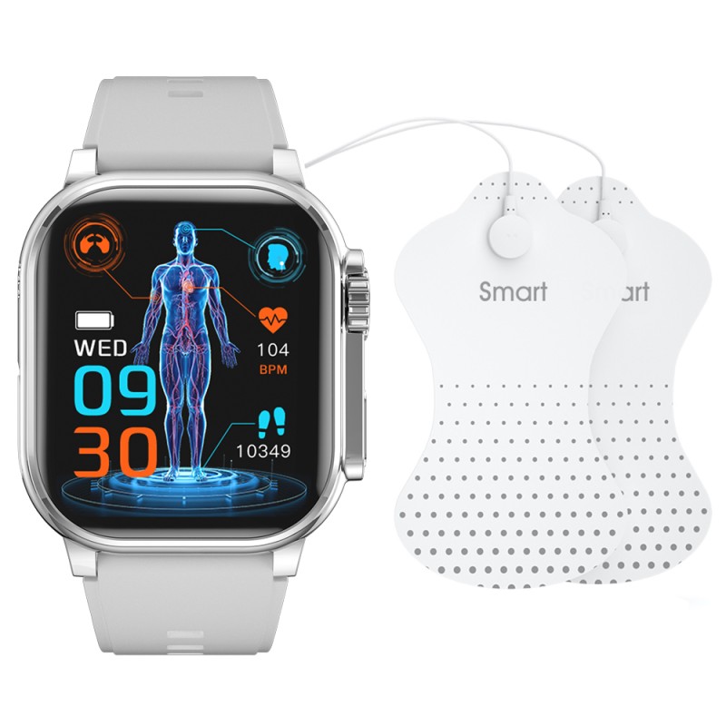OEM Logo Smart Watch with Vibration Tissue Therapy Hot Selling Wireless Fitness Tracker for Health Fitness and Vibrators