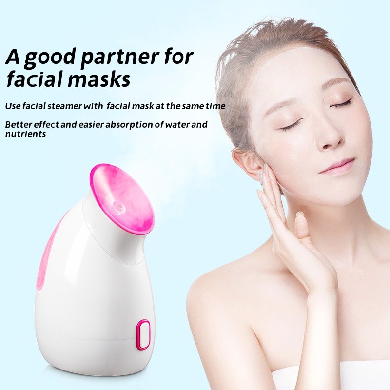 Portable Electric Multifunction Spa Machine ABS Material Mist Humidifier Facial Steamer for Home Travel Skin Care Auspicious