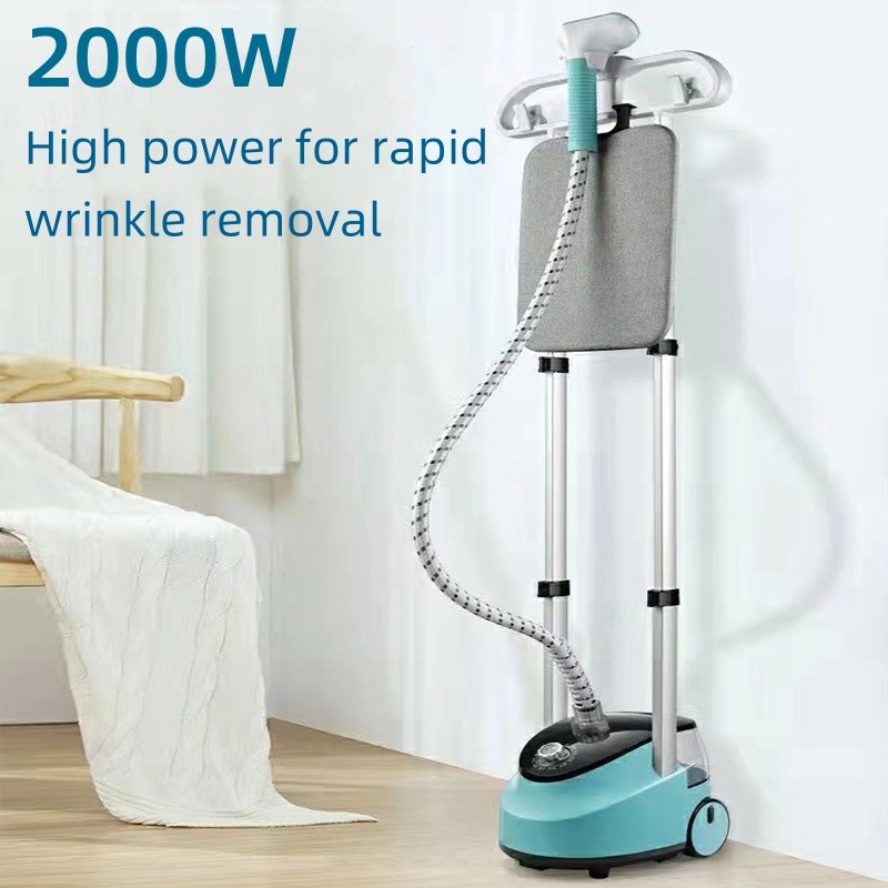 Hot Selling 2 in 1 Big Water Tank Capacity Portable Steam Iron Stand Garment Steamer With Small Table