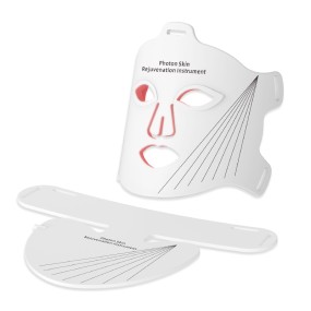 OEM 7-Color Infrared LED Facial Mask Private Label Home Beauty Device with USB Plug Hand-Held Face Light Mask