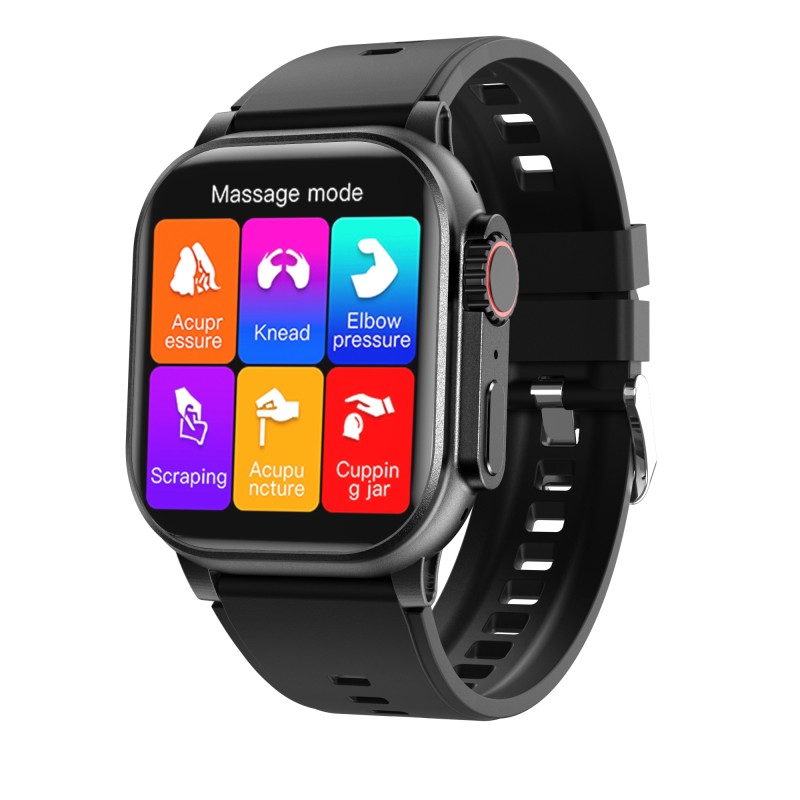 OEM Logo Smart Watch with Vibration Tissue Therapy Hot Selling Wireless Fitness Tracker for Health Fitness and Vibrators