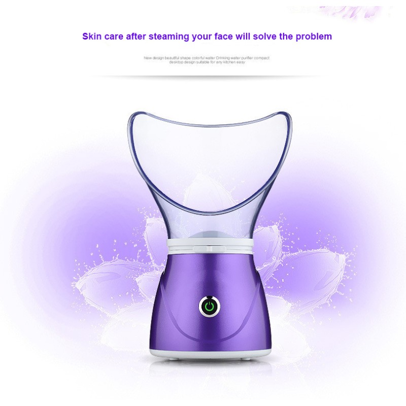 Electric Home Facial Steamer for Daily Skin Care Touch Button Deep Cleansing Moisturizer with Excellent After-sales Service
