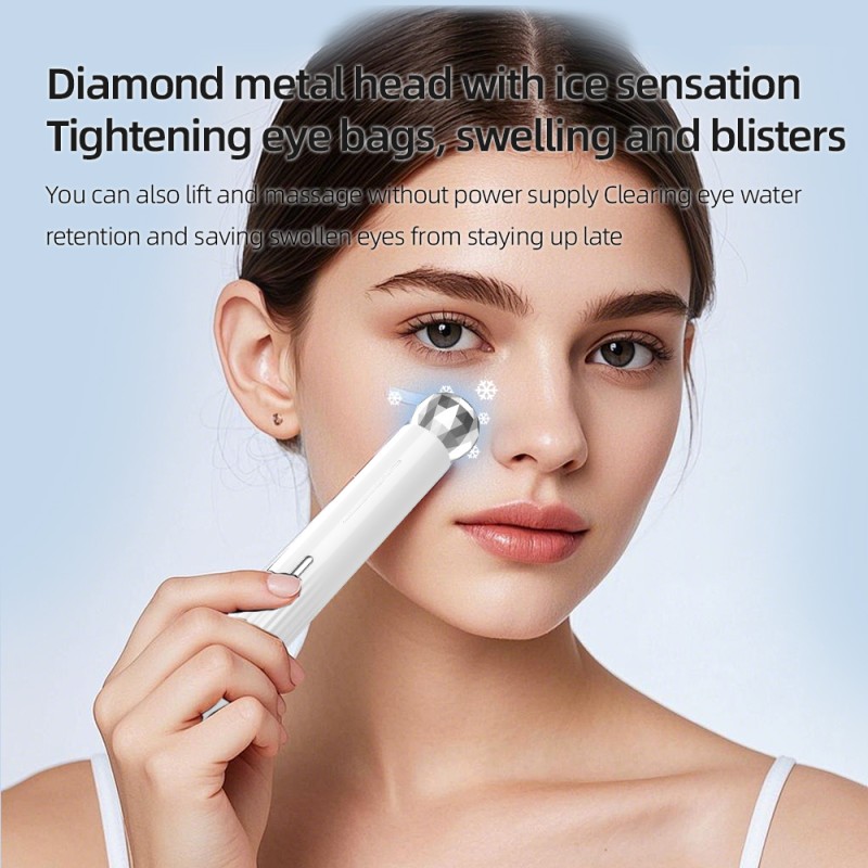 2025 Rechargeable Eye Beauty Massager Wand New Microcurrent Technology for Anti-Wrinkles Dark Circles Remover